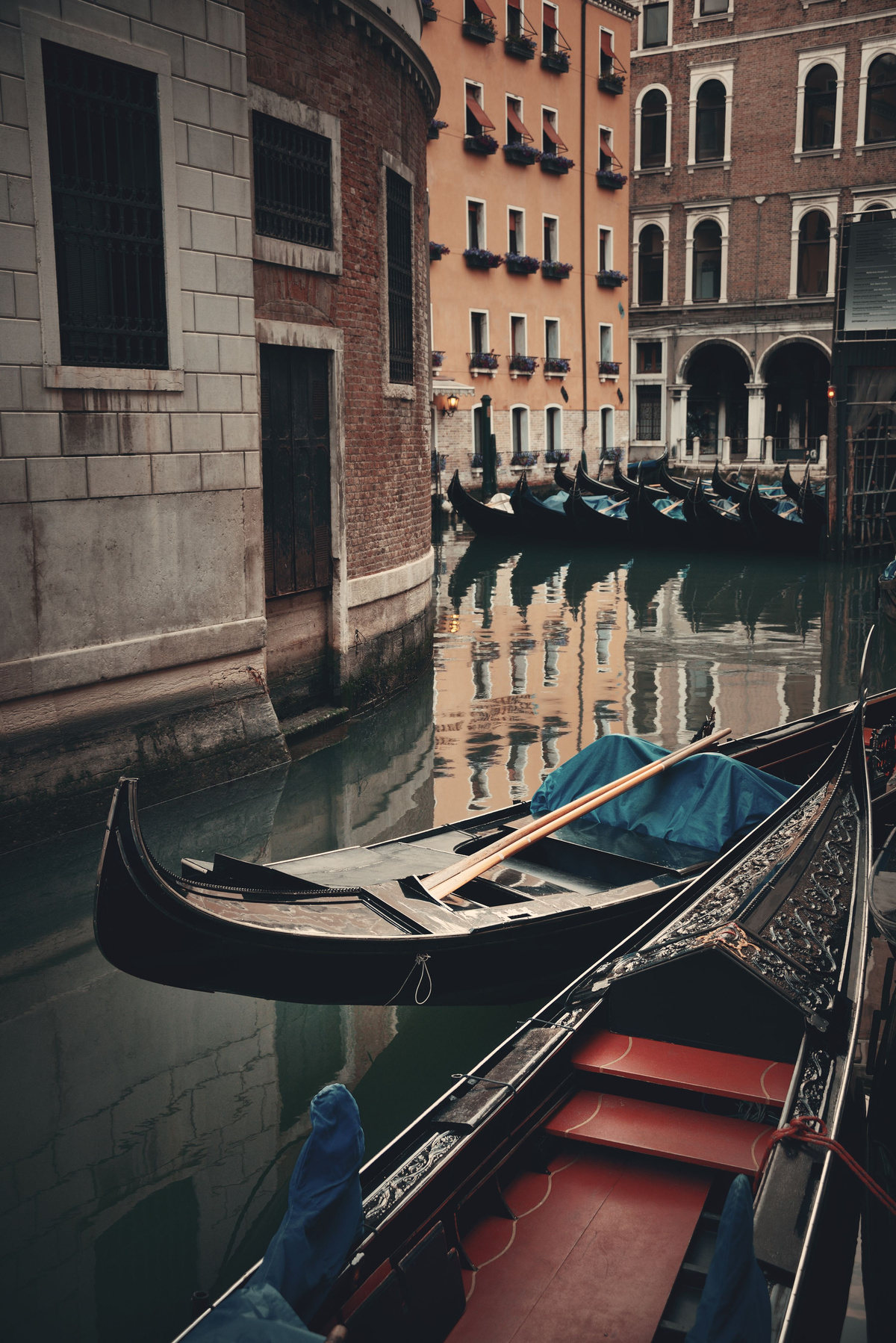 Venice Gondola in Canal